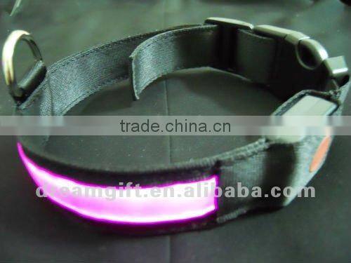 Glow in the night flashing Led dog Collar 4 size cheap price