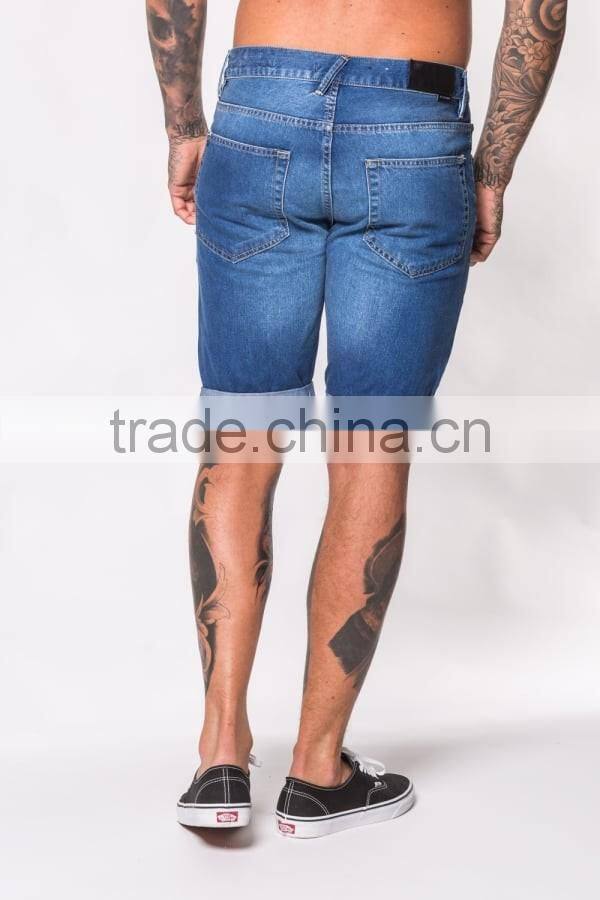 lastest jeans shorts men design jeans cotton denim short pants jeans half pants