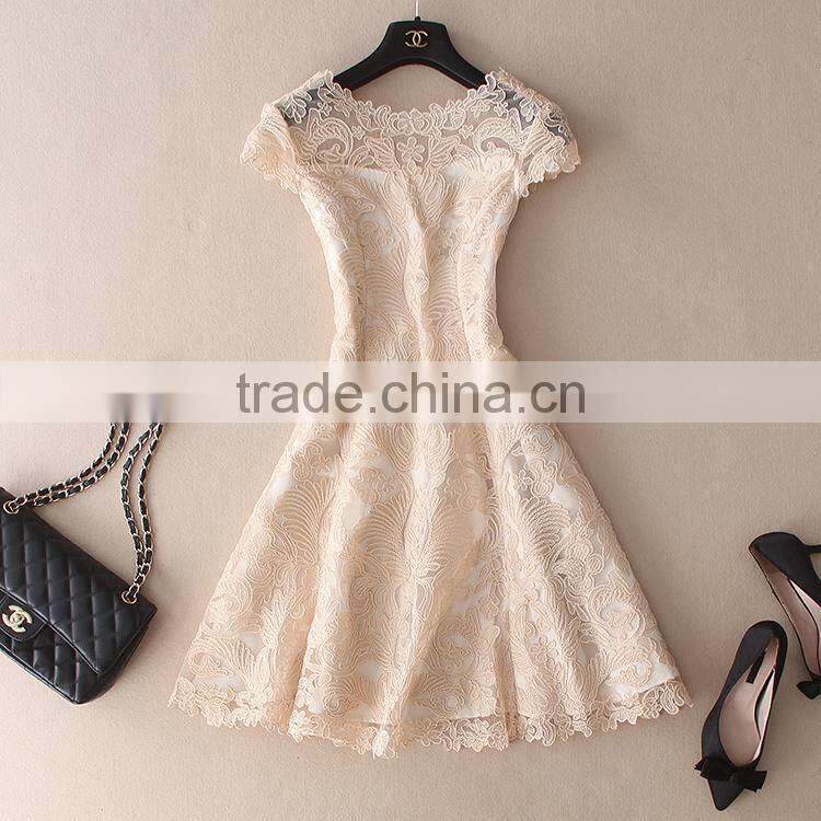 Z&M Big size M-10XL 2016 sexy Lace half sleeve party club dress