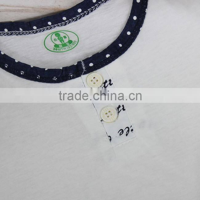 2016 child wholesale summer cotton baby dress for girl