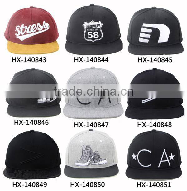 Custom corduroy blank cap navy corduroy flat brim snapback trucker cap