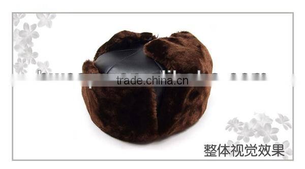 2013 new fashion style windproof polar fleece men snow cap