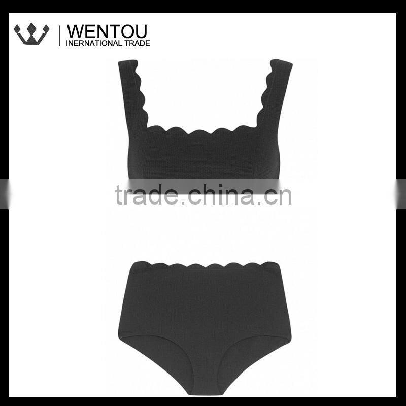 High-Quality Sexy Scalloped Bikini Set