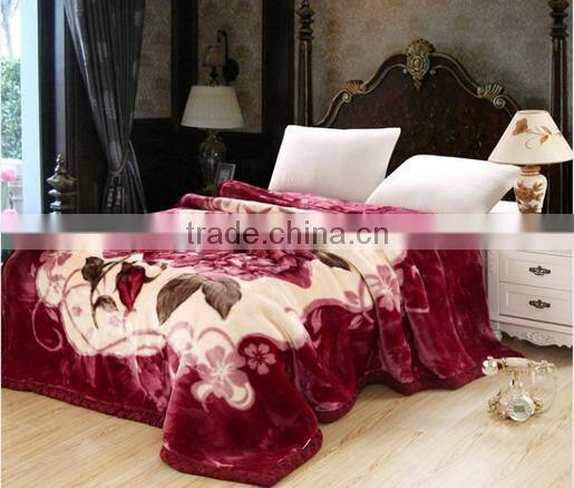 Blankets 2 ply raschel mink blanket