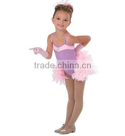 2014 shiny fluffy feather dance wear tutu dress costume kids&teen -princess girls dress costume-shiny country girl ballet dance