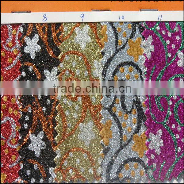Glitter pu resin for synthetic leather and pu leather for sofa Material