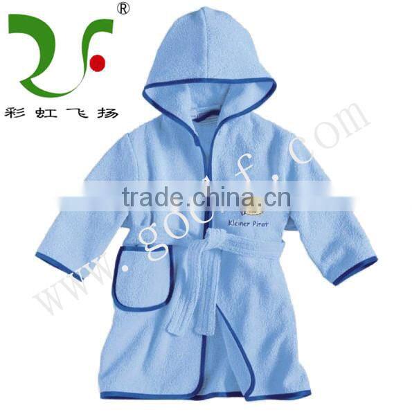 100% cotton terrycloth toddler bathrobes