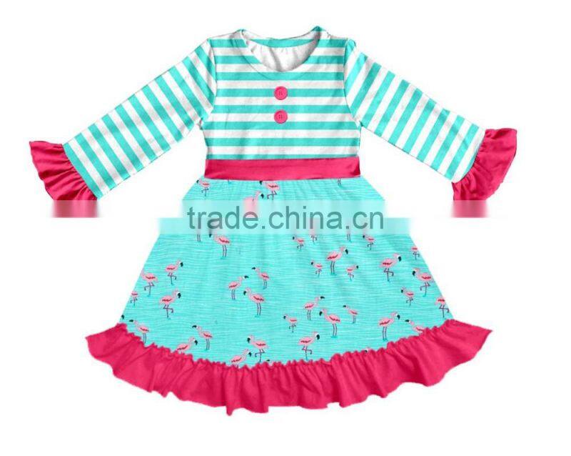 2017wholesale Fashion clothing cute Printing Girls boys turkey tops