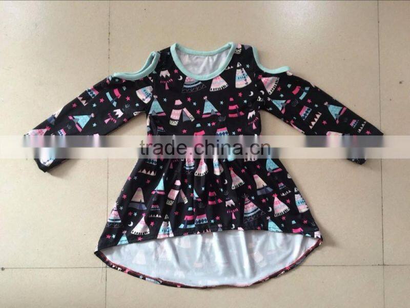 Boya high quality remake dress girls striped frocks designs polka dot sleeveless unique baby dress