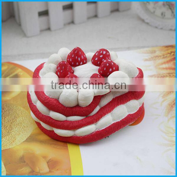 High quality PU soft slow rising squishy cake