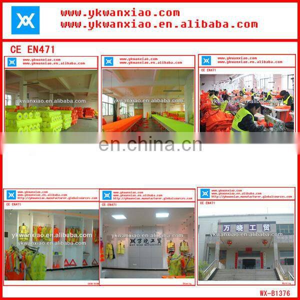 factory custom made light mesh led tubes flashing led lights high visibility Flashing LED security vest