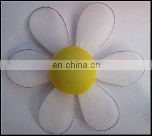 Sun flower made from stocking