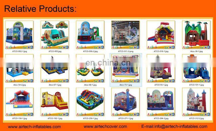PVC Tarpaulin inflatable high quality bouncer slide
