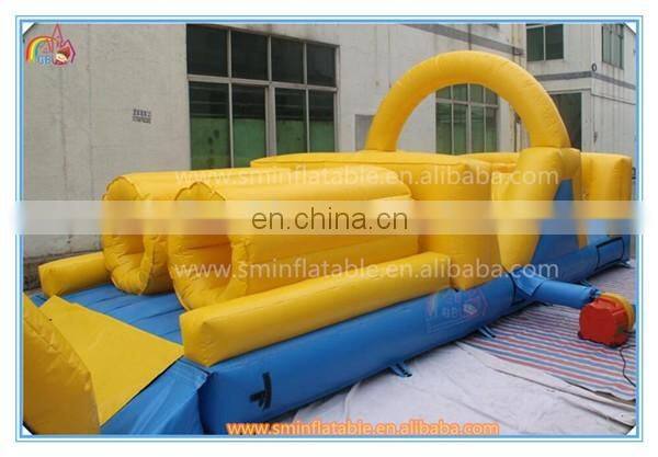 Factory price giant inflatable obstacle arena,inflatable bouncy obstacle games,inflatable wipeout course for kids