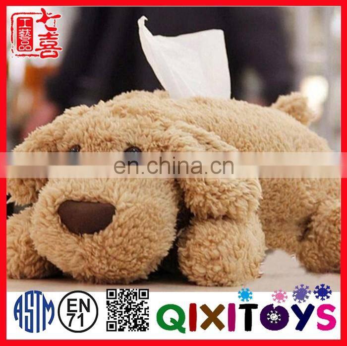 tissue box cover/plush cute animal shaped tissue box covers/lovely plush cute sheep tissue box