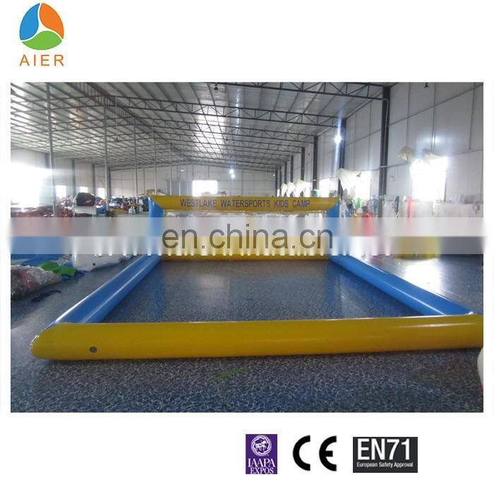 11x4.5m High Quality Inflatable Volleyball For Water Park