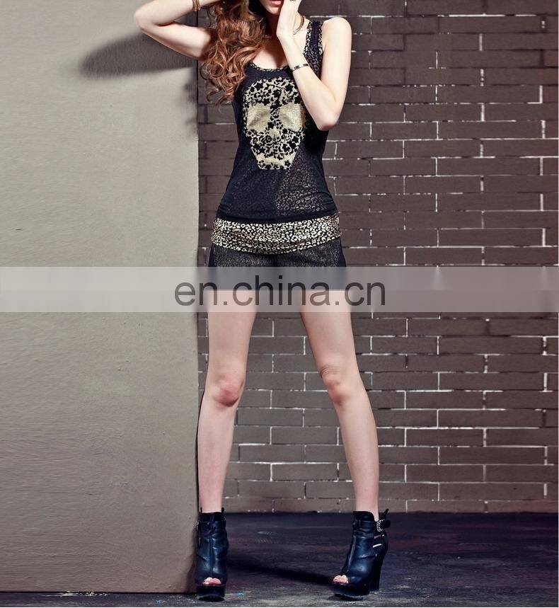 Top grade singlets top, women blouse 2015