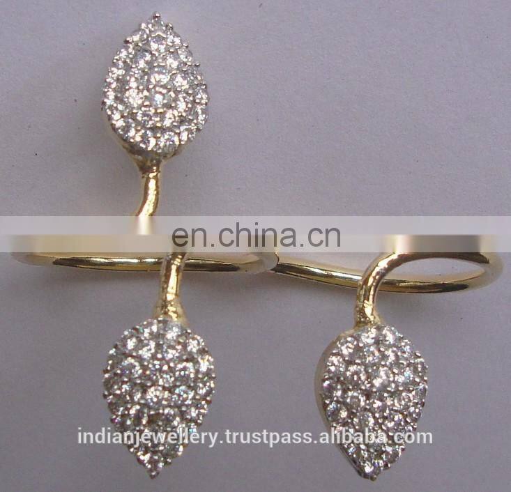 cubic zirconia bridal rings manufacturer, cubic zirconia wedding ring exporter