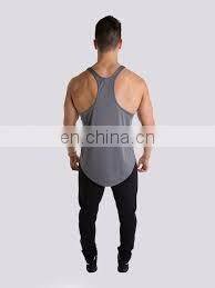 Wholesale Custom Oem deep cut v neck gym singlets