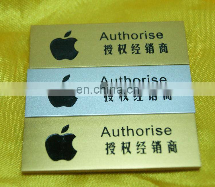 aluminum alloy engrave name badge