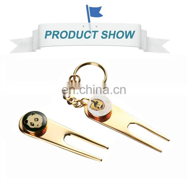 New Design High Quality Golf Divot Tool Popular 2016 Brand Caiton Gold Golf Divot Tool With Clip And Marker