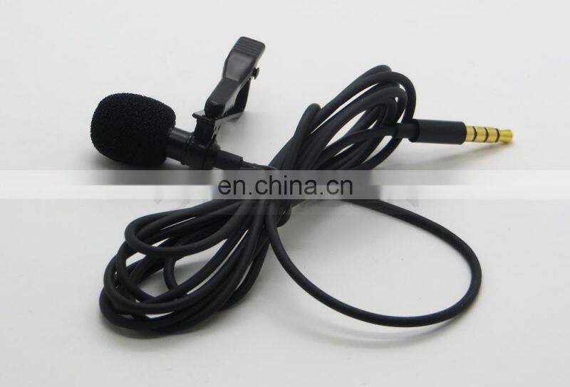 Lavalier Lapel Clip-on Recording Microphone for IOS Devices Android Devices Desktop Computer and Cameras