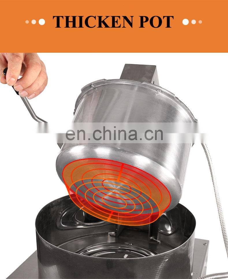 CE approved Air Popping Battery Operated Popcorn Making Machine