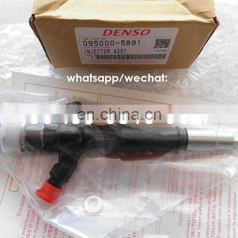 original common rail injector 095000-5891 23670-30080, 23670-39135