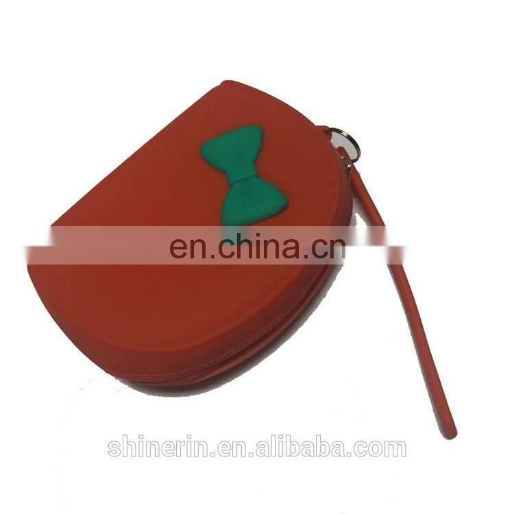 Silicone Handbag Purse Women Clutch Coin Bag Oem Design Fancy Wallet Ladies Wristlet Purse