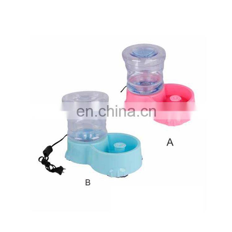 Wholesales Plastic Double Smart Automatic Large Pet Dog Water Bowl