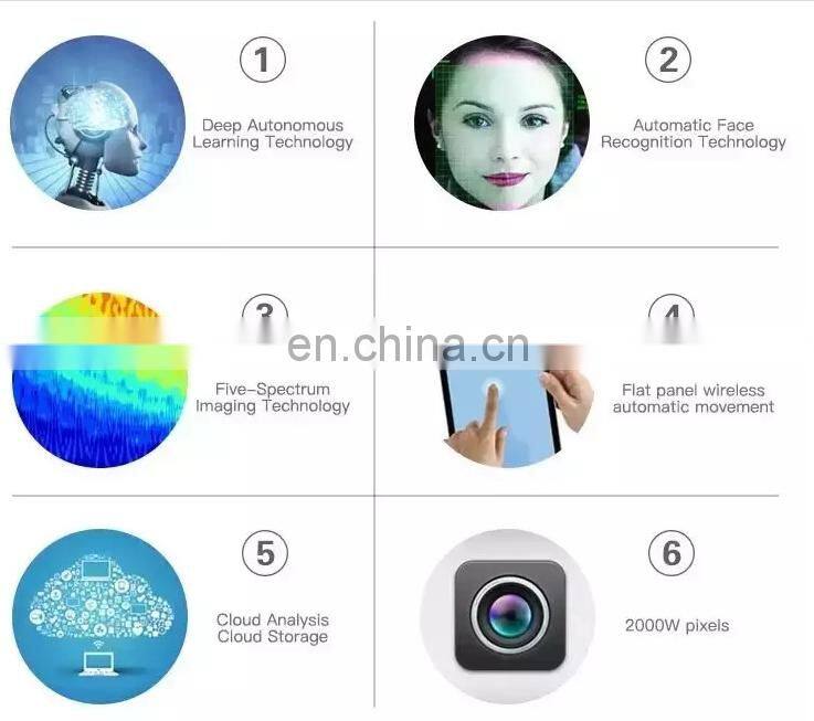 Niansheng New Arrive skin analysis beauty equipment, Professional Portable 3D Facial Magic Mirror Wifi Skin Analyzer