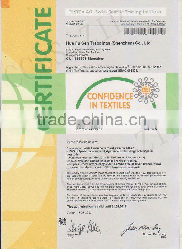 No.5 Nylon Non Lock Slider with customized logo