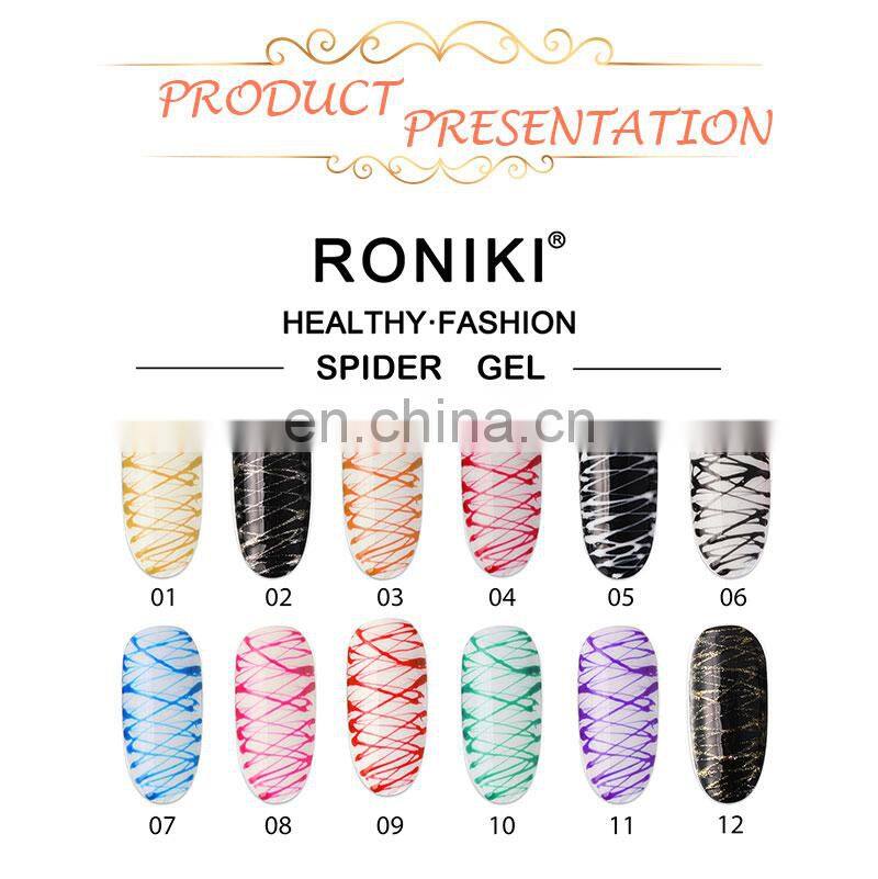 RONIKI OEM Nail Art Design Drawing UV Gel Painting Color Gel Nail Gel Polish