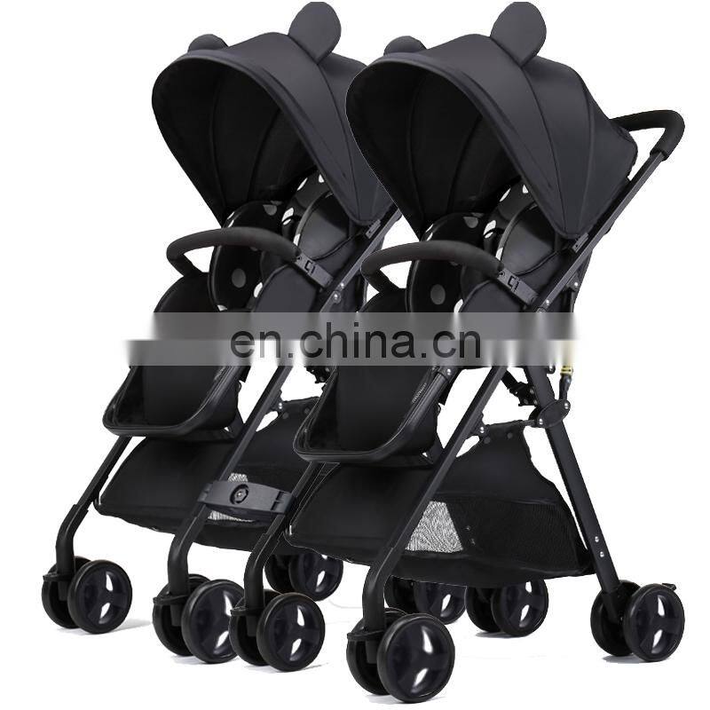 Twin baby stroller 3 in 1 China manufacture
