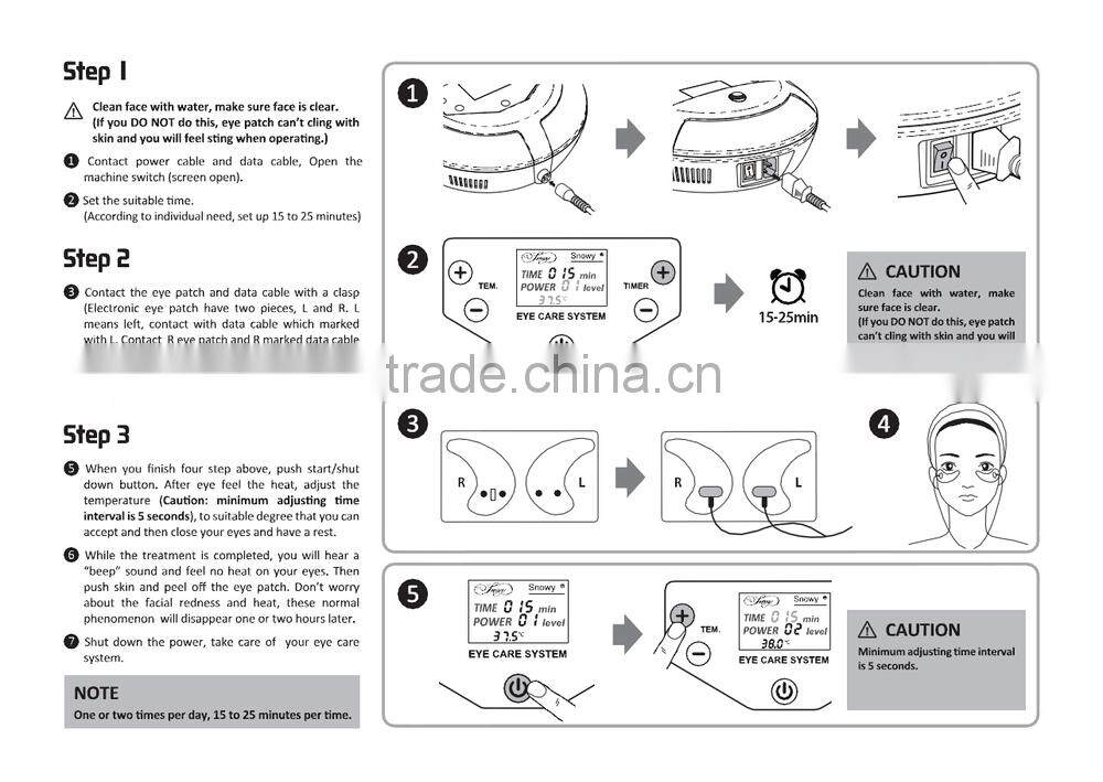 radio frequency eye patch beauty machine