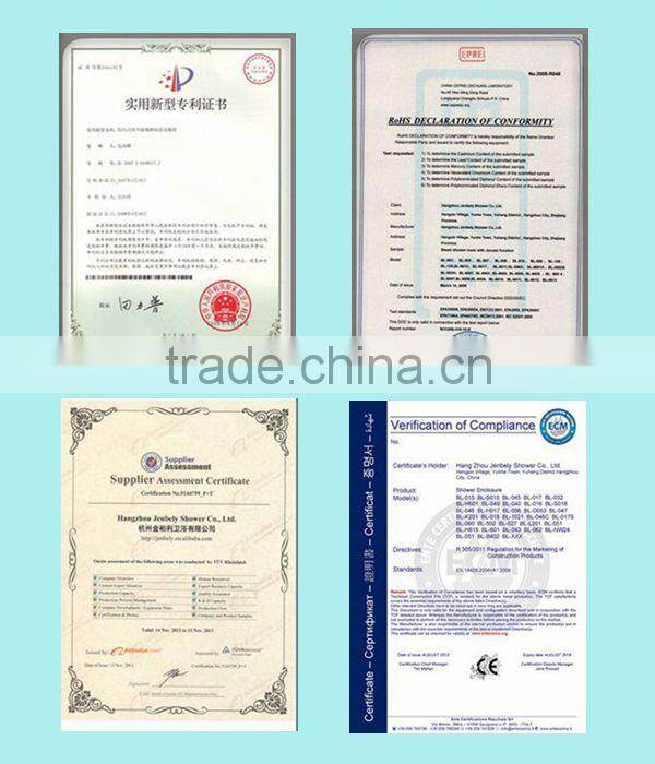 2014 Newest Simple Hinge Bathtub Shower Screen BL-061