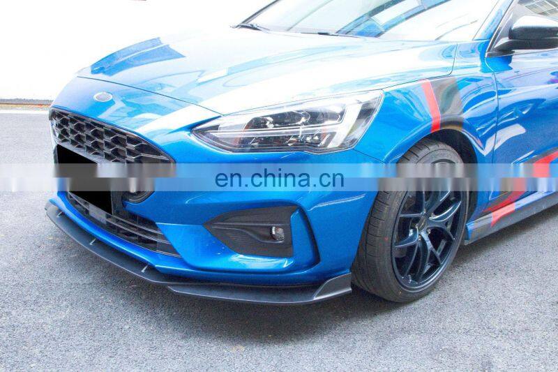 other exterior accessories for ford focus ST line abs material carbon fiber front bumper lip splitter spoiler rear diffuser 2019