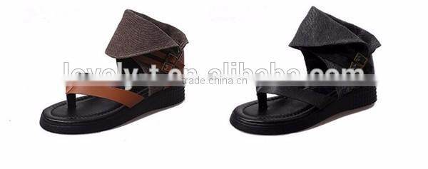 2016 new model lastest special comfortable ladies female woman roman style patchwork summer sandals shoes