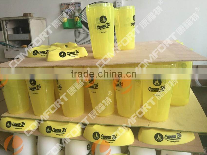 Food-safe 500ML plastic cocktail shaker