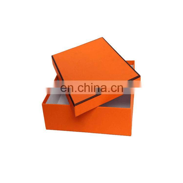 Best Sell Luxury Design Logo Custom Special Paper Coat Grey Board Cover and Base Two Pieces Paper Box for Shoes