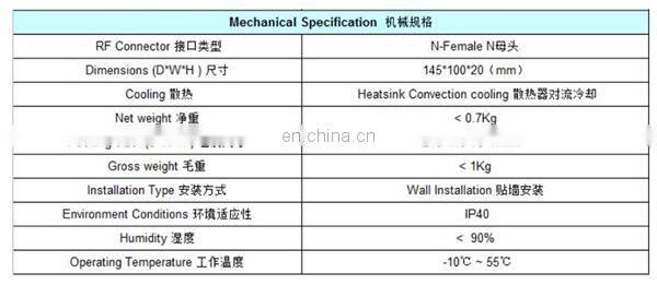 Mobile Signal Repeater Booster 20A CDMA 2G/3G/4G Amplifier 824-849Mhz 869-894Mhz
