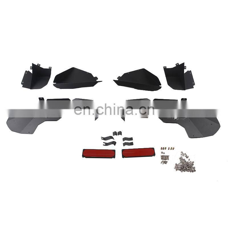Aluminum Alloy Front Inner Fender Liner for Jeep Wrangler 2018+ Protector 4x4 Accessories