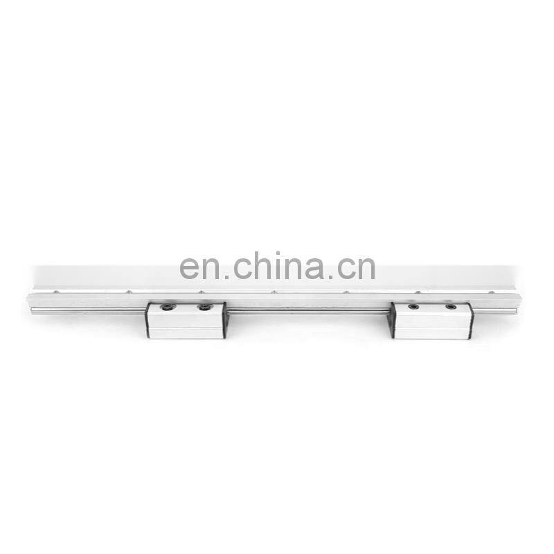 Low noise dustproof rail silver external double shaft linear guide bearing LGD6 LGD8 LGD12 LGD16