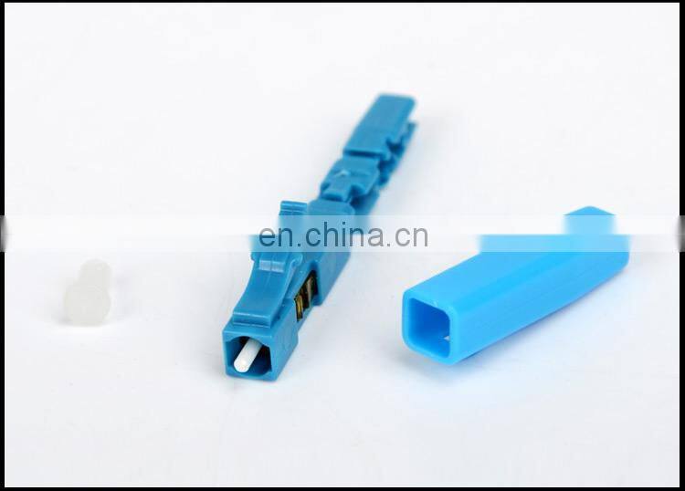 Flat/ Round cable quick adapter ftth Lc upc pre-polished field installable fast connector