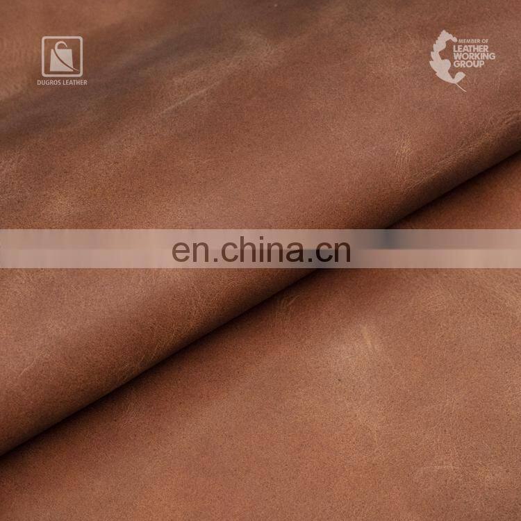 Premium Vintage Look Full Grain Natural Vegetable Tanned Genuine Leather at Wholesale Price
