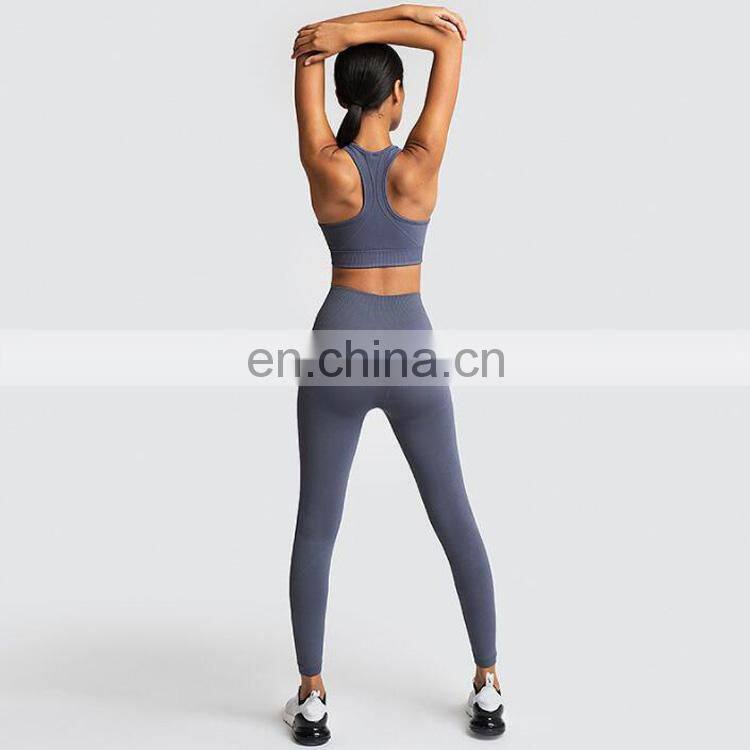 Yoga Bra Set 2021 Winter New Jumpsuit Women Fitness & Yoga Wear Zipper Yoga Set