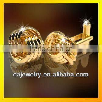 low price golden novelty music note cufflinks