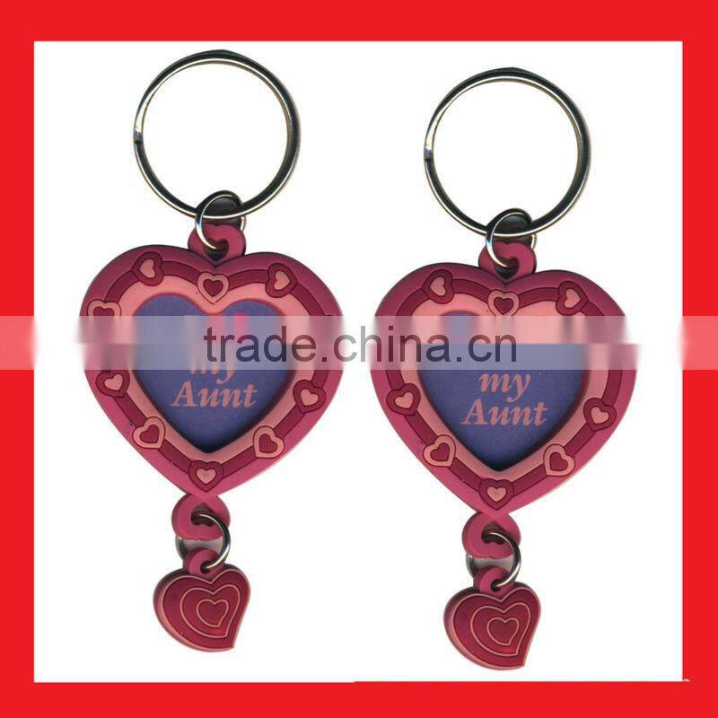 souvenir soft PVC keychain with custom design logo for promotion gifts