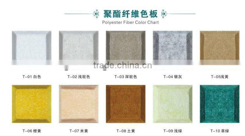 Indoor Basketball Court Polyster Fibre Sound Reducing Panel