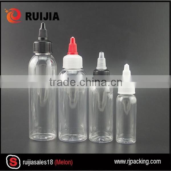 Free samples!!! glue 30ml 60ml 100ml 120ml pet plastic balsam bottles